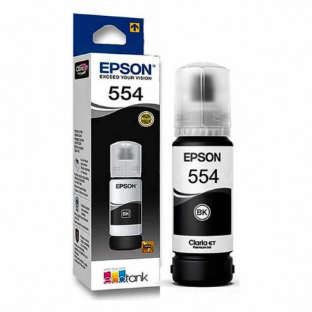 Epson T554120-AL Negro - Botella de Tinta
