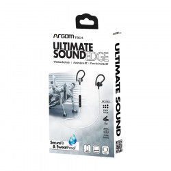 Auricular Argom Tech (ARG-HS-2050WT) Ultimate Sound Edge BT Earbuds (Blanco)