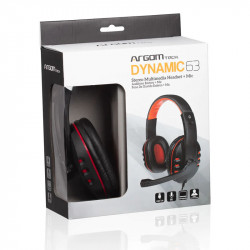 Auricular Argom Tech (ARG-HS-0063) Dynamic 63 Stereo Headset USB c/Mic