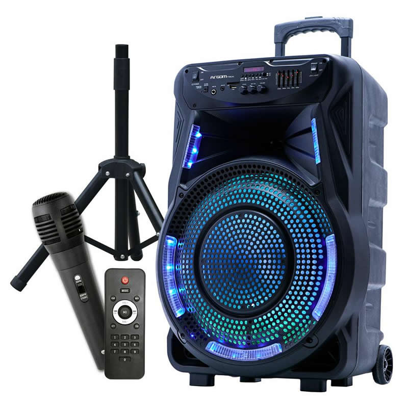 Argom Tech ARG-SP-4090BK Wireless c/ Soporte