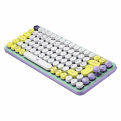 Teclado Logitech Pop (920-010714) Mecanical Wireless (Lila/Verde)